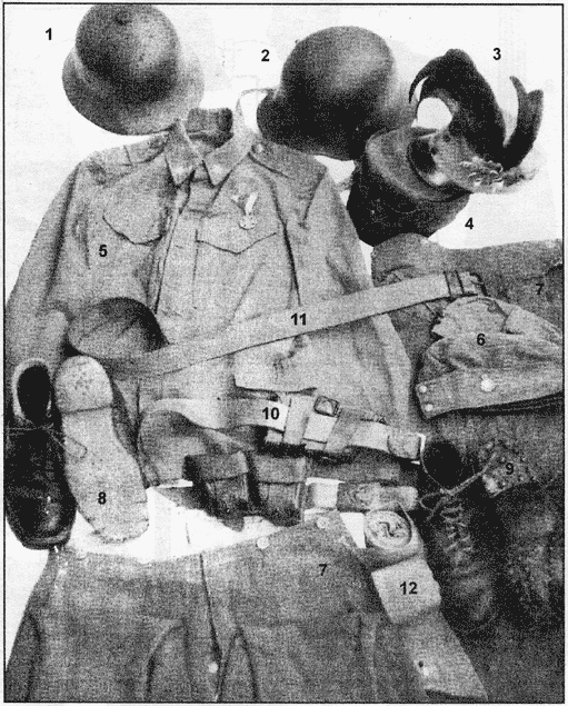 Обмундирование и снаряжение австрийской пехоты