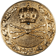 Знак изготовлялся из латуни. D = 45 mm.